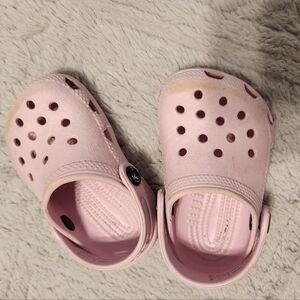 Kids Pink Crocs